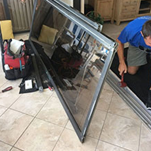 sliding glass door frame repair San Mateo